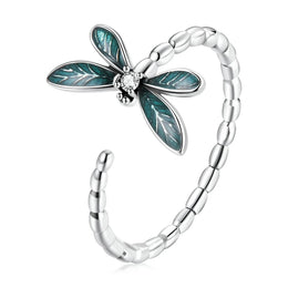 WOSTU Adjustable Sterling Ring