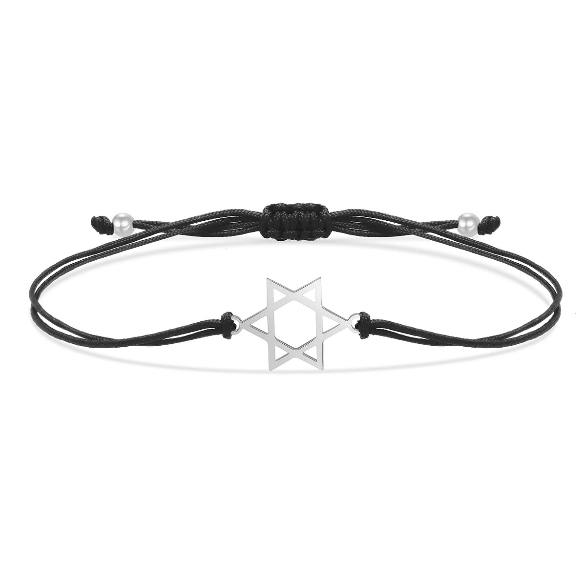 Star David Cord Bracelet