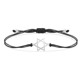 Star David Cord Bracelet