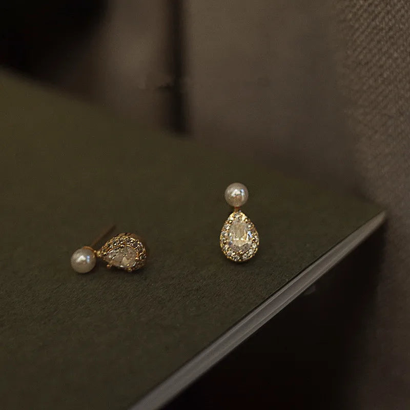 Gold Plated Pearl Studs