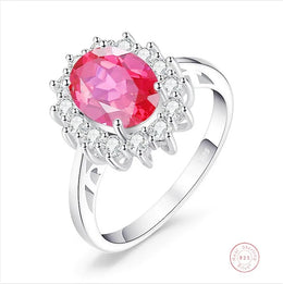 Classic Halo Silver Ring