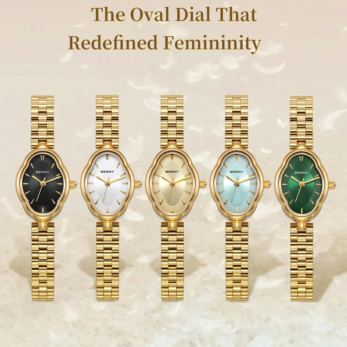 BERNY Minimalist Gold Watch