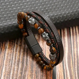 Layered Tiger Eye Bracelet