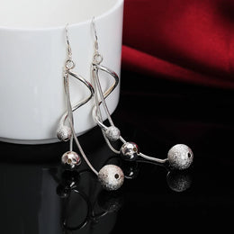 Sterling Silver Bead Tassels