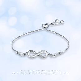 Sterling Silver Infinity Bracelet