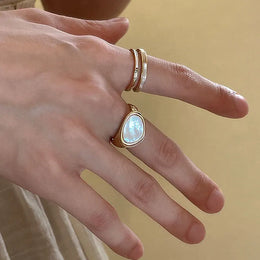 Colorful Glaze Open Ring