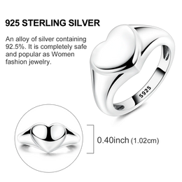 Blue Zircon Moon Ring