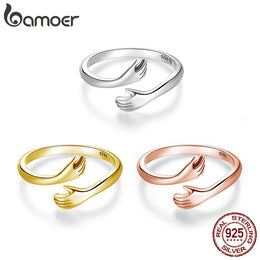 Sterling Silver Hug Ring