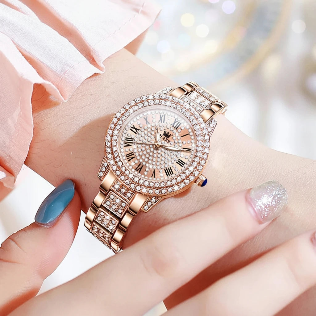 OLEVS Rose Gold Watch