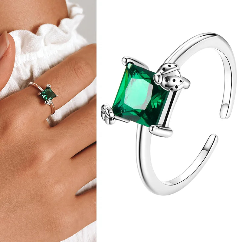 WOSTU Adjustable Sterling Ring
