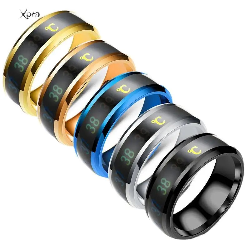 Temperature Mood Steel Ring