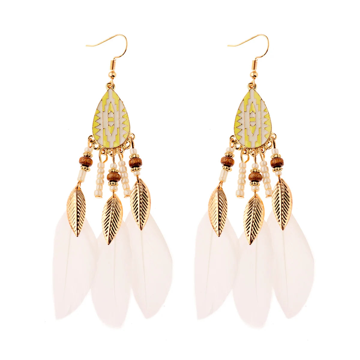 Dreamcatcher Feather Tassel Earrings
