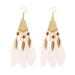 Dreamcatcher Feather Tassel Earrings