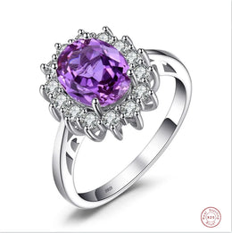 Classic Halo Silver Ring