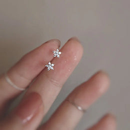 Classic Zircon Square Studs