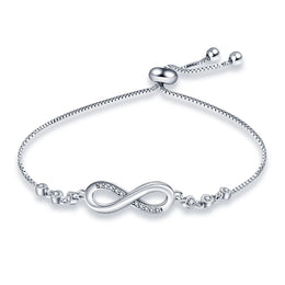 Sterling Silver Infinity Bracelet