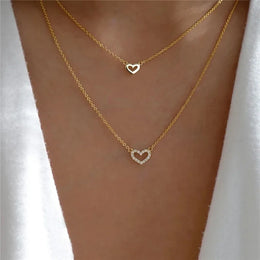 Moon World Map Necklace