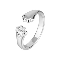 Cat Claw Silver Ring