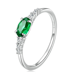 Sterling Silver Gemstone Ring