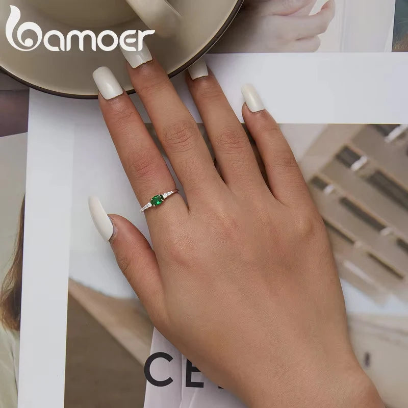 Sterling Silver Gemstone Ring