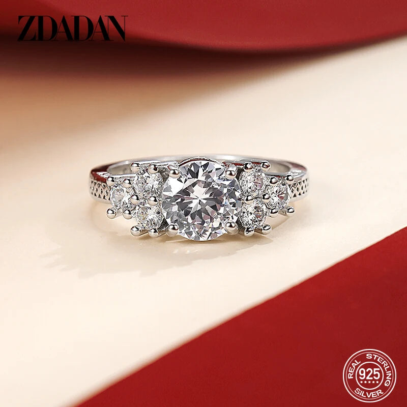 Eight Millimeter Zircon Ring