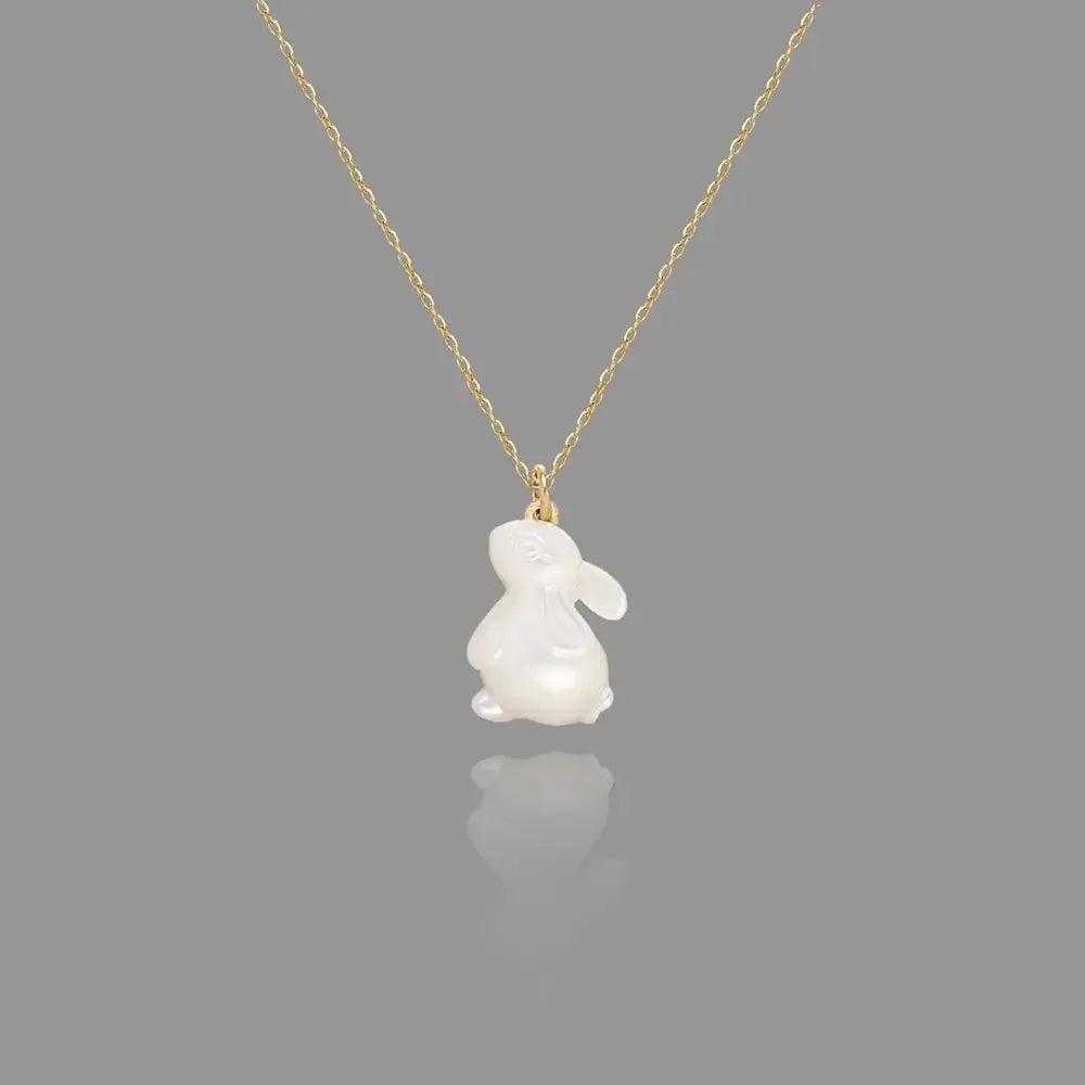 Jade Rabbit Moon Necklace