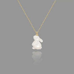 Jade Rabbit Moon Necklace
