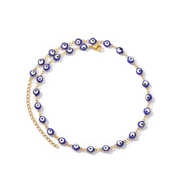 Zircon Evil Eye Necklace