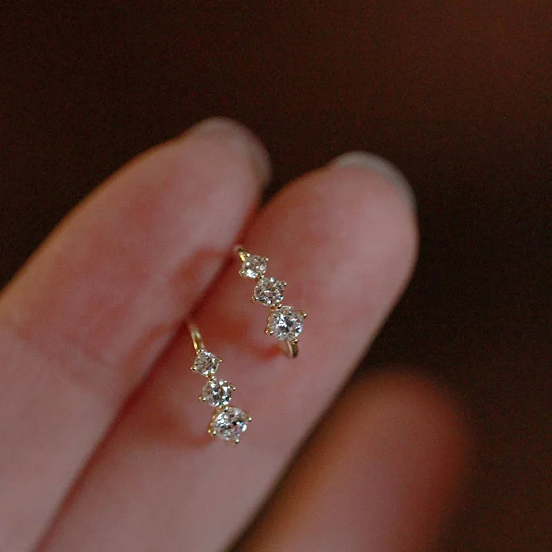 Classic Zircon Square Studs