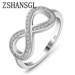 Infinity Claddagh Silver Ring