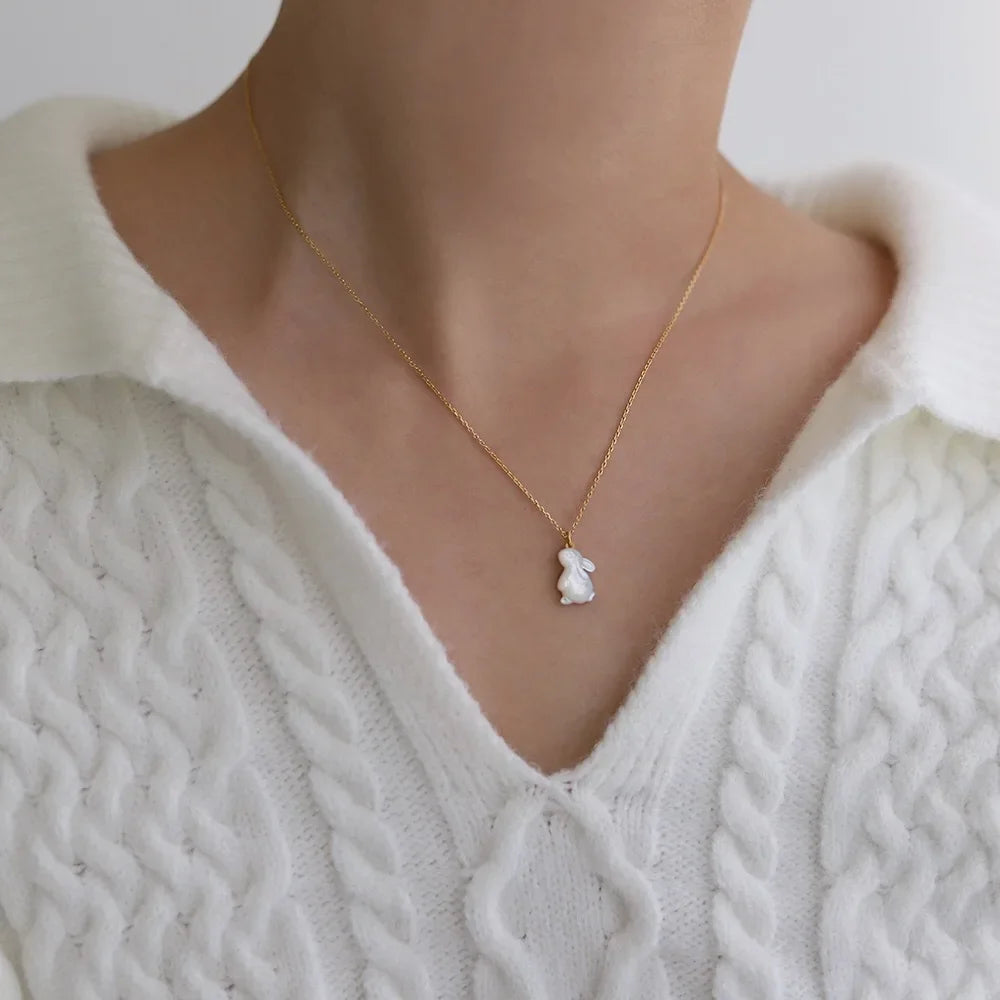 Jade Rabbit Moon Necklace