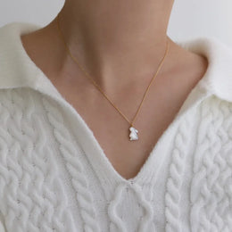 Jade Rabbit Moon Necklace