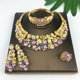 Opal Gold Jewelry Set