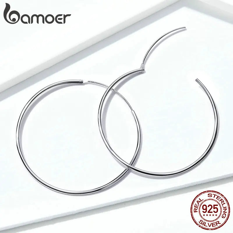 Sterling Silver Endless Hoops