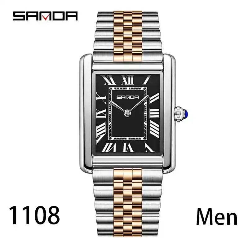 SANDA Square Couple Watch