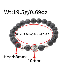 Natural Stone Crystal Bracelet