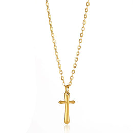 Christian Cross Coin Necklace