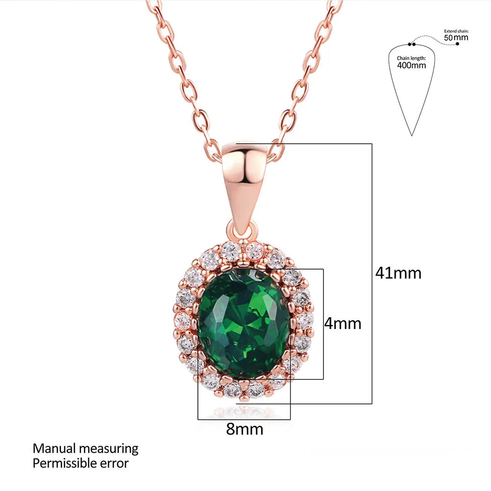 Rose Gold Crystal Necklace
