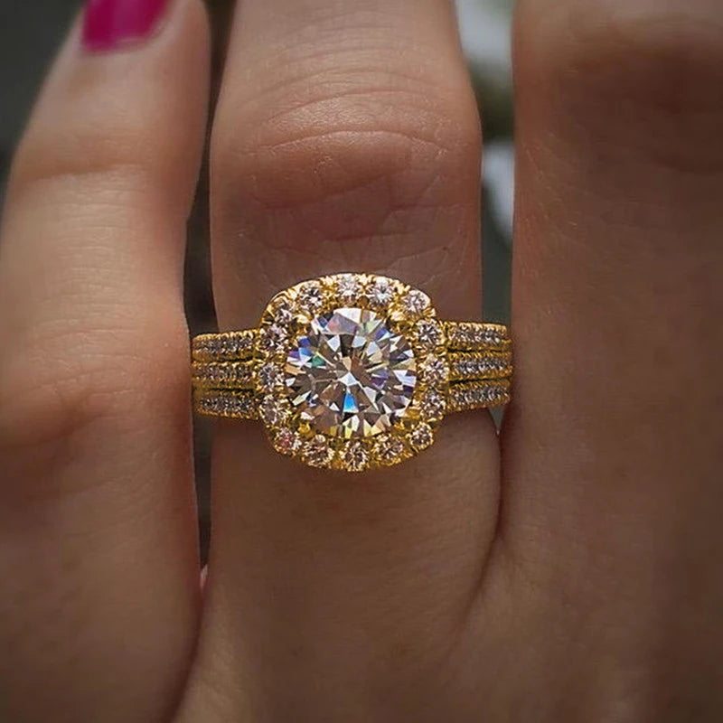 Cubic Zirconia Engagement Ring