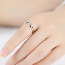 Cat Claw Silver Ring