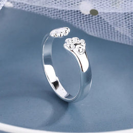 Cat Claw Silver Ring