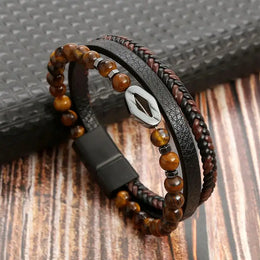 Layered Tiger Eye Bracelet