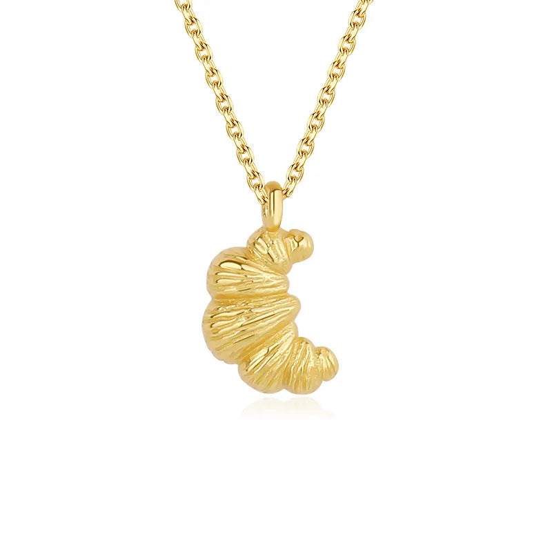 Croissant Sterling Silver Necklace