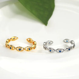 Evil Eye Zircon Ring