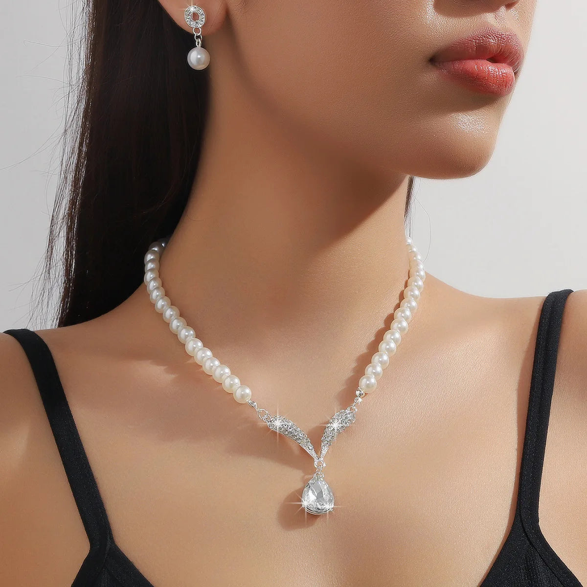 Romantic Pearl Bridal Set