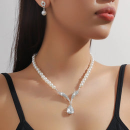 Romantic Pearl Bridal Set