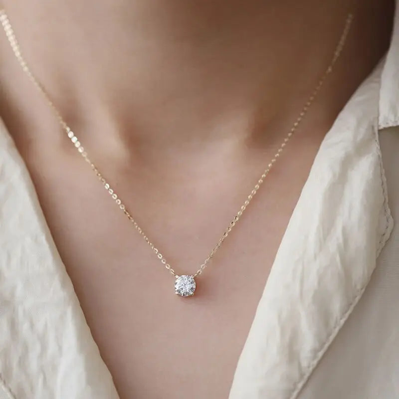 Sterling Pearl Chain Necklace