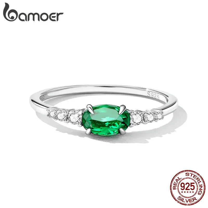 Sterling Silver Gemstone Ring
