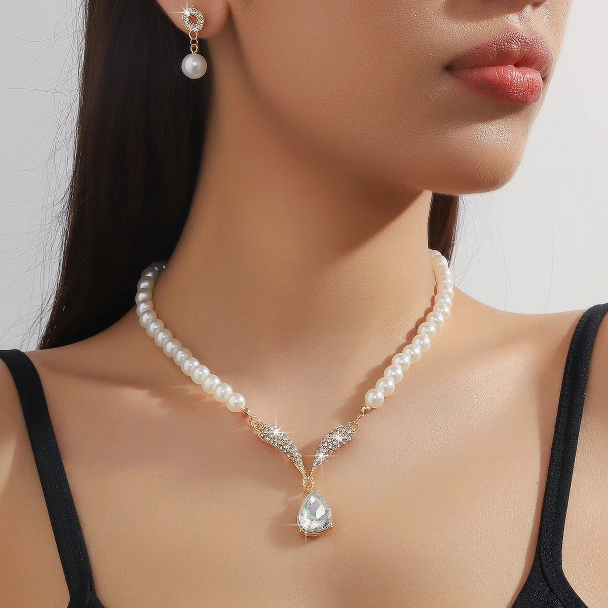 Romantic Pearl Bridal Set