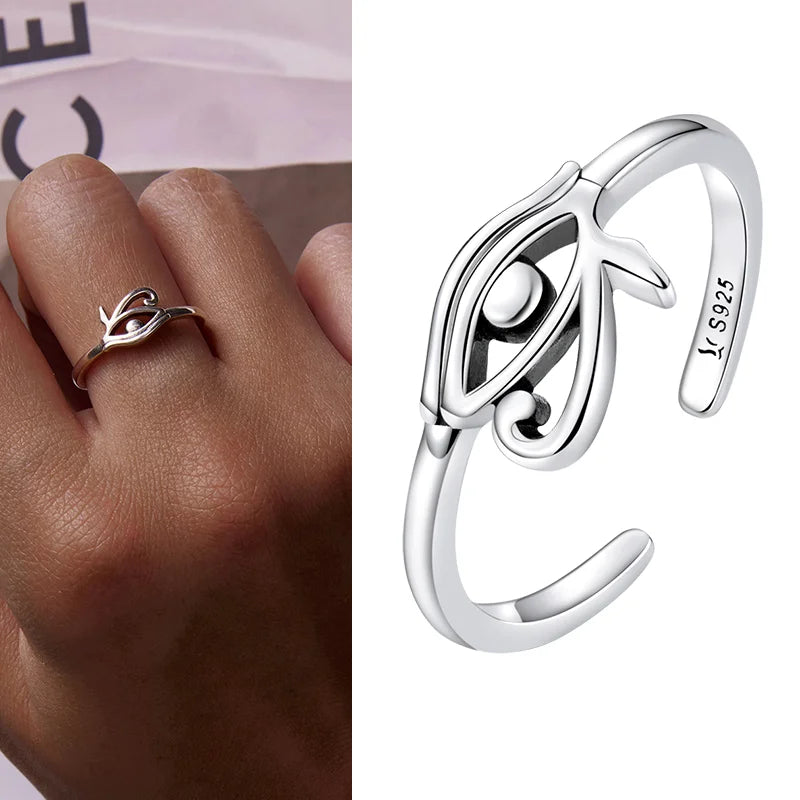 WOSTU Adjustable Sterling Ring